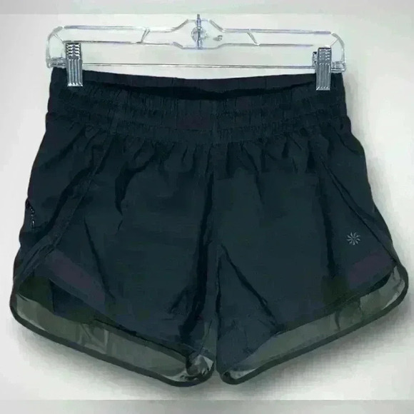 Athleta Pants - Athleta Black Lined with Mesh Shorts 3.5” Size XS